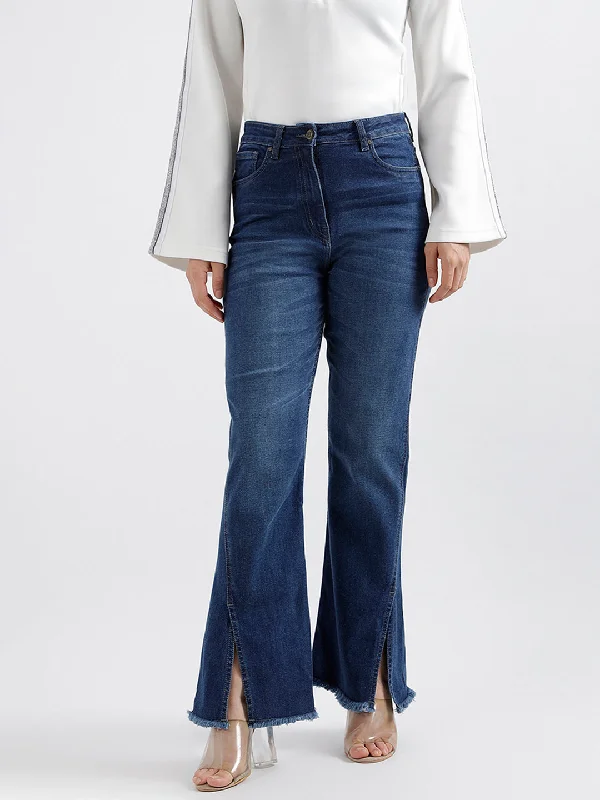 Don’t Wait – Deals Won’t Last!Elle Women Solid Flared Jeans