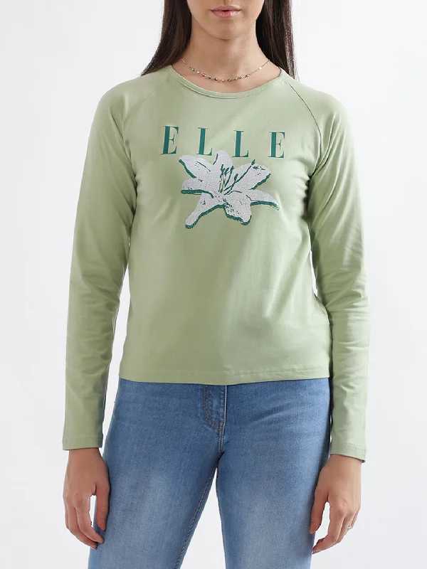 Save More Than Ever!Elle Mint Fitted T-Shirt