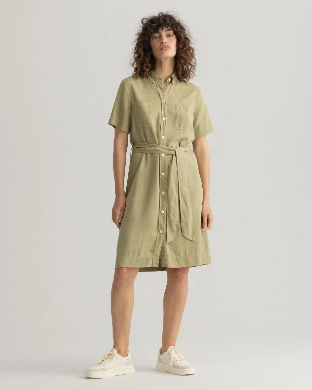 One Day Only – Huge Savings!Gant Green A-Line Dress