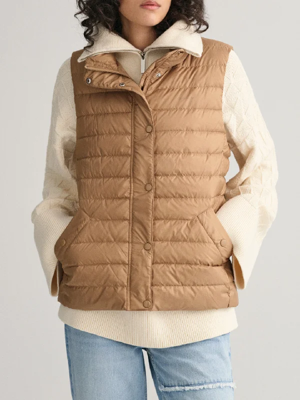 Your Shopping Wish, Our Discount Command!Gant Women Khaki Solid Collar Jacket