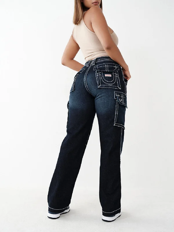 Savings You Can’t Ignore!True Religion Womens Big T Cargo Pant Cargo Fit Blue Mid Rise Jeans Savings You Can’t Ignore!True Religion Womens Big T Cargo Pant Cargo Fit Blue Mid Rise Jeans