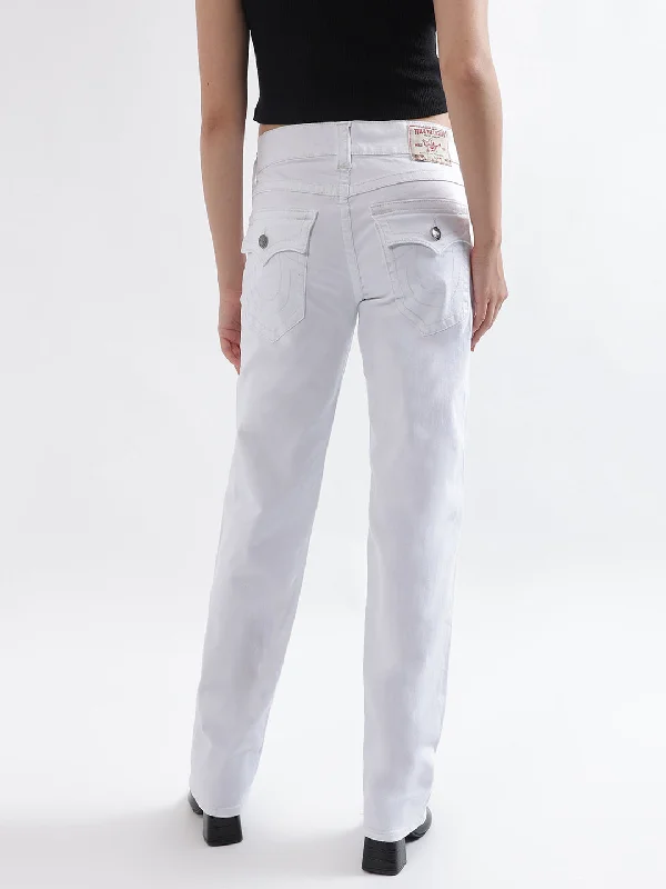 Your Shopping Spree Starts Here!True Religion Womens SN Ricky Relax Straight Fit White Low Rise Jeans Your Shopping Spree Starts Here!True Religion Womens SN Ricky Relax Straight Fit White Low Rise Jeans