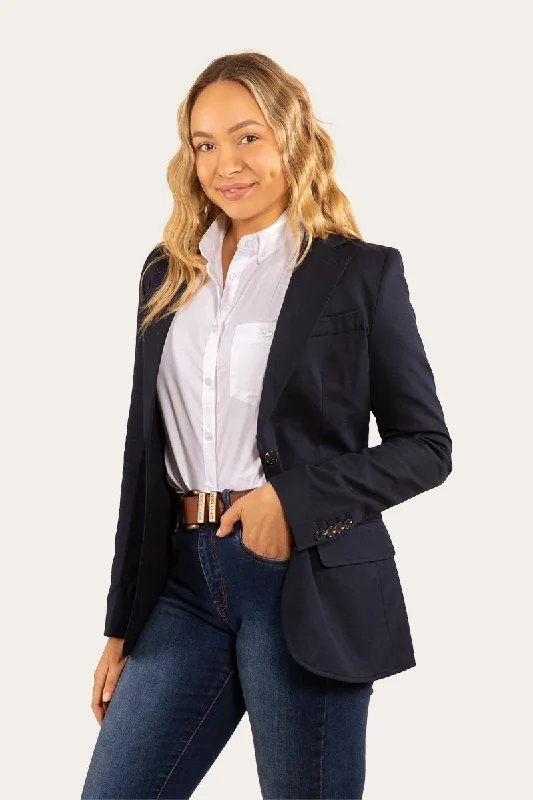 Save Money, Shop Happy!Amelia Womens Blazer - Dark Navy