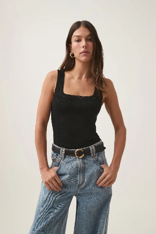 Shop Before It’s Gone!Tazia Crocheted Edge Tank