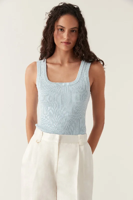 Find the Best Deals Here!Bronte Scoop Neck Rib Tank